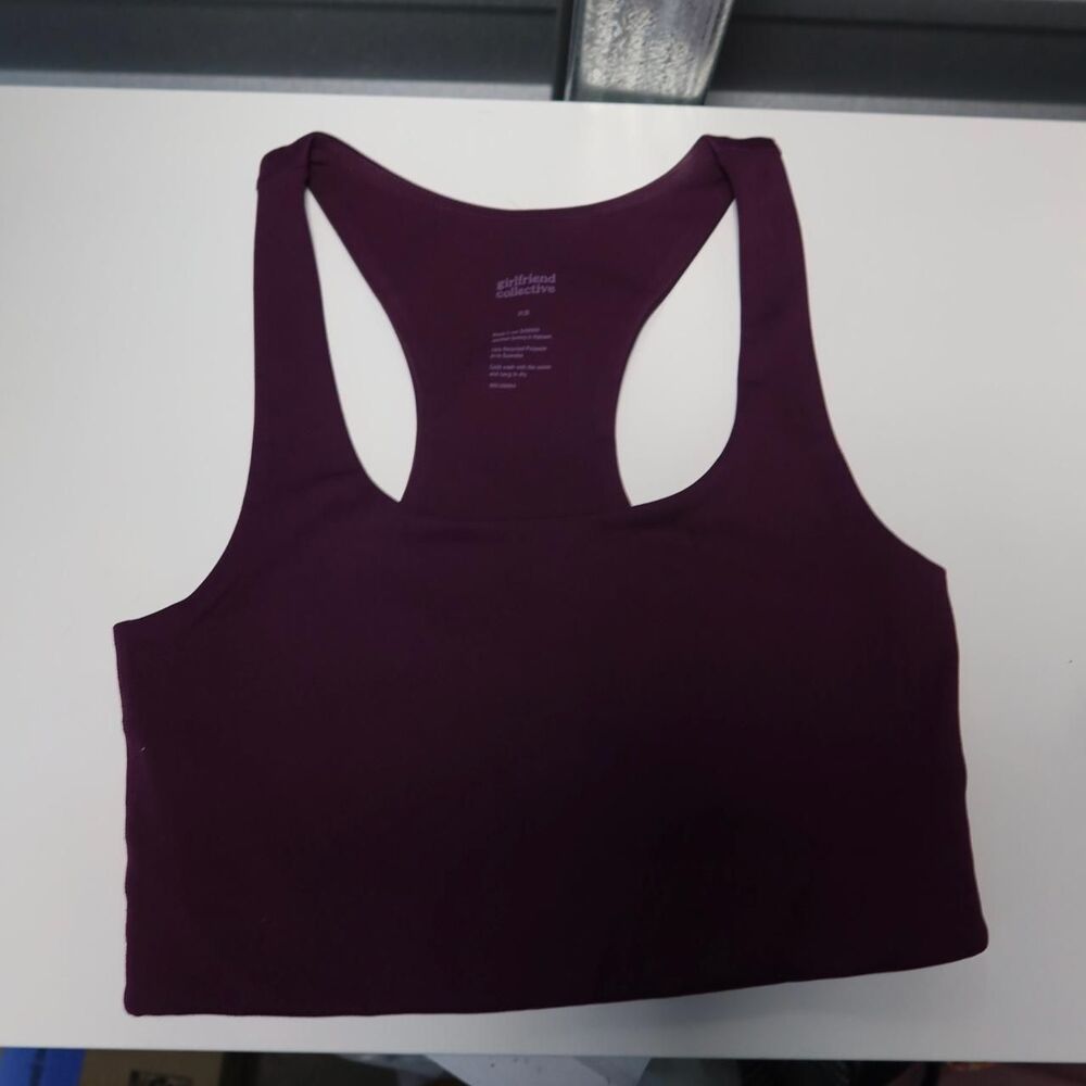 Girlfriend-collective Women's Purple and Burgundy Bra